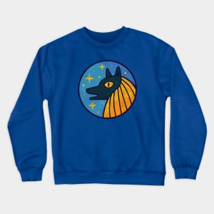 Anubis and the Cosmos Crewneck Sweatshirt